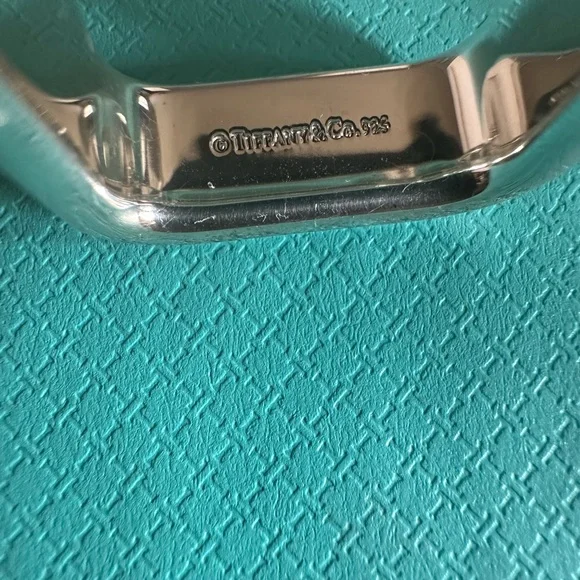 Tiffany & Co. Silver Square Band - Picture 4 of 5